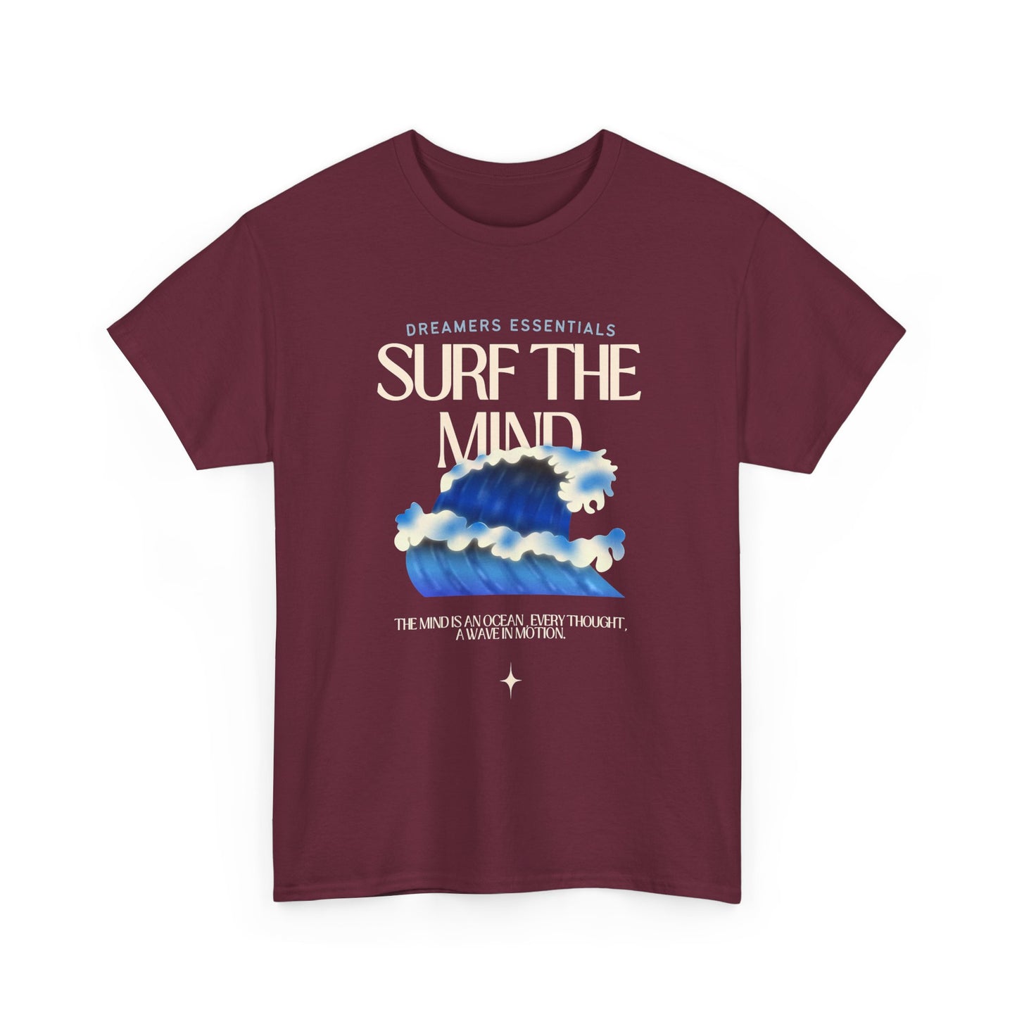 Dreamers Essentials Surf the Mind - Unisex Heavy Cotton Tee