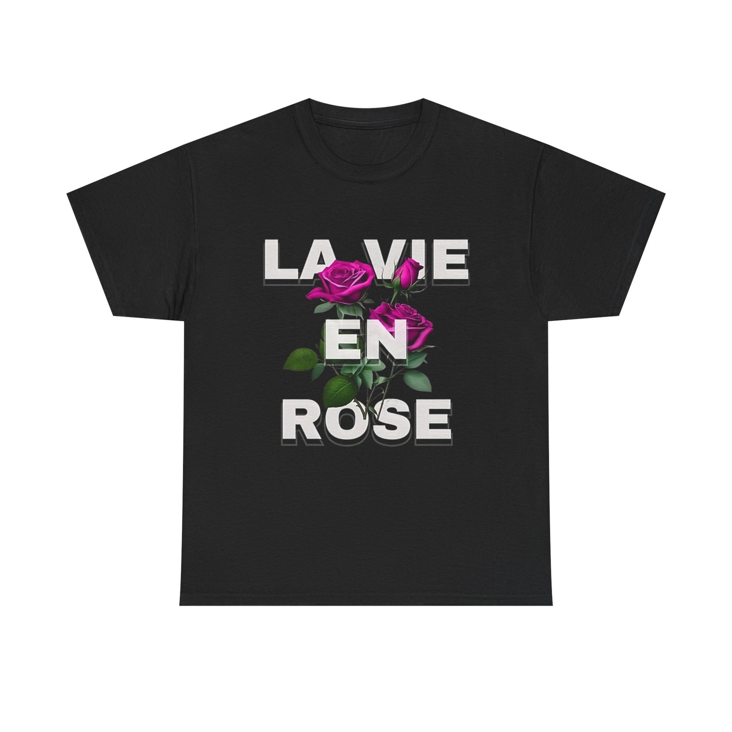 La Vie En Rose Unisex Heavy Cotton Tee