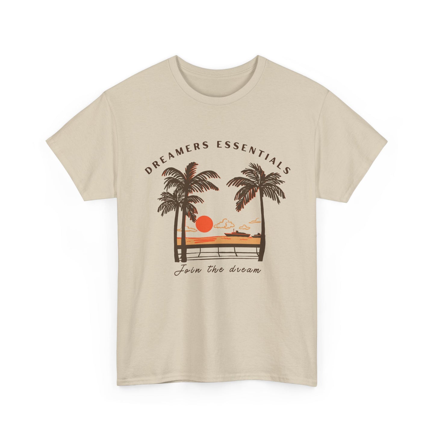 Join the Dream Sunset - Unisex Heavy Cotton Tee